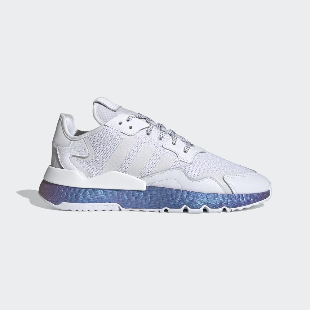 Originals Adidas Nite Jogger Barbati Romania - Albi FV3746